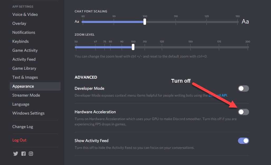 Discord Hardware Acceleration