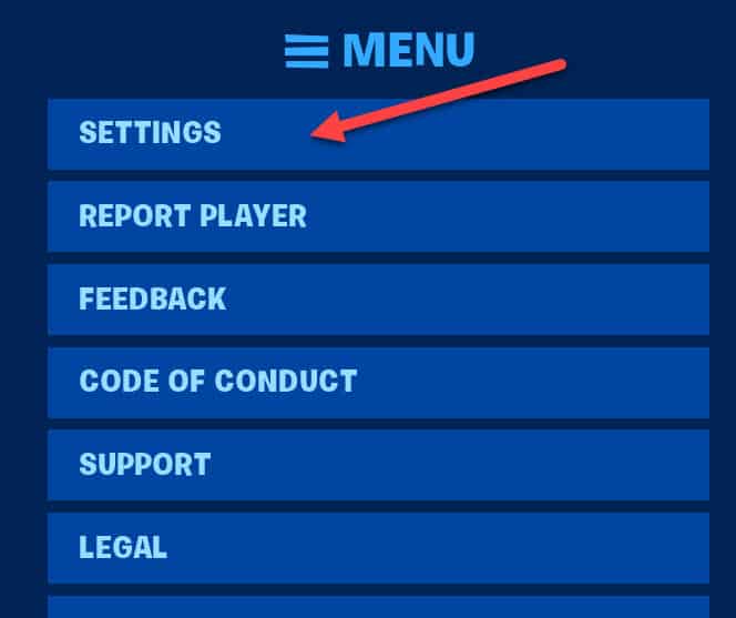 Fortnite Settings