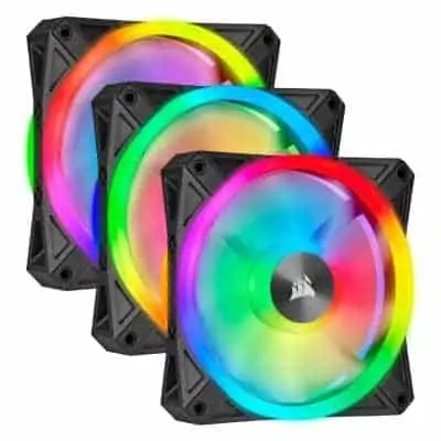 3x Corsair Ql120 Rgb Triple Pack & Corsair Lighting Node Pro