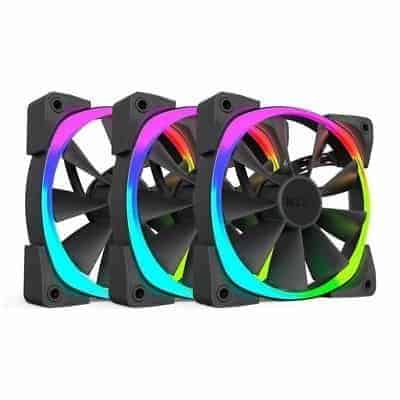 2x Nzxt Aer Rgb 140mm & Nzxt Hue 2 Rgb